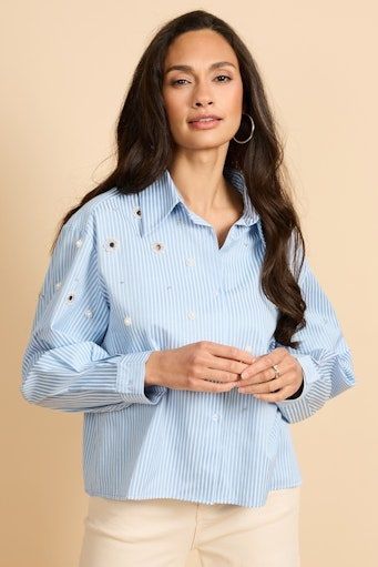 G-Maxx Wenya Blouse Celestial Blue