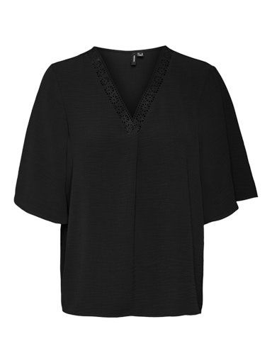 Vero Moda Alva lace top Black