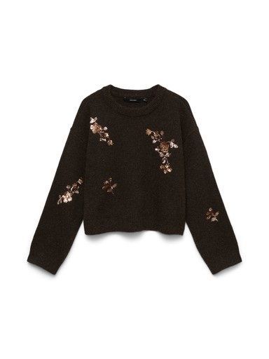 Vero Moda Amelia Trui 10340410 Chocolate