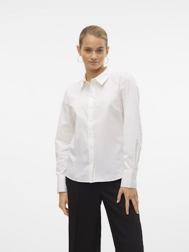 Vero Moda Anna Fitted shirt Bright White