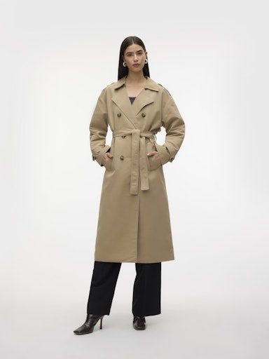 Vero Moda Chloe Trenchcoat Silver Mink