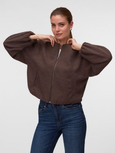 Vero Moda Chloe Bomber jacket Chocolate