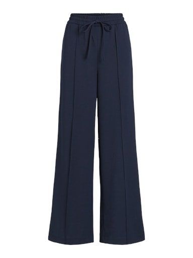 Vila Clua Wide Pants Navy Blazer