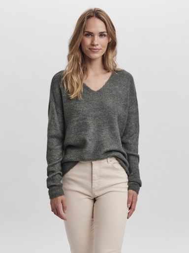 Vero Moda Crewlefile Trui Balsam Green