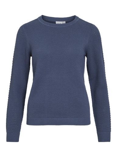 Vila Dalo Knit Trui Vintage Indigo