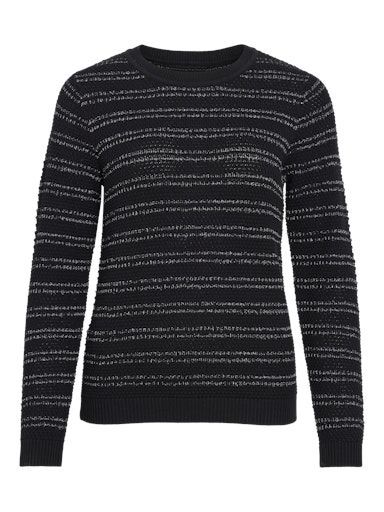 Vila Dalo Knit trui Black