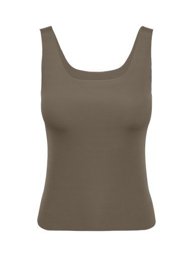 Vero Moda Ditte padded top Brown