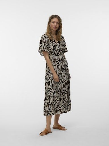 Vero Moda Easy Dress long Oatmeal