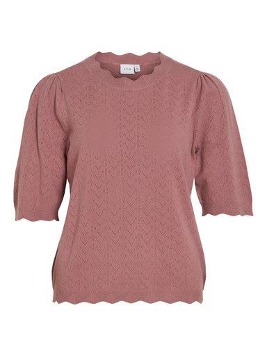 Vila Emi Sleeve Knit 14118966 Nostalgia Rose