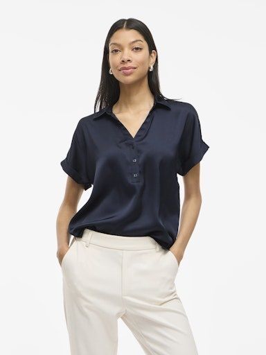 Vila Vienna Top Navy Blazer
