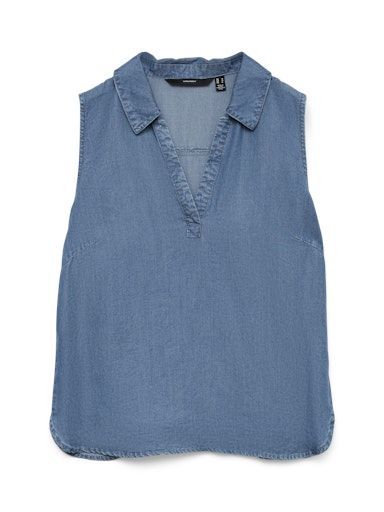 Vero Moda Harper Tencel Top Med. Blue