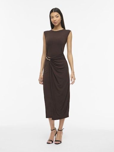 Vila Justine Dress Slate Black