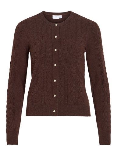 Vila Kerry Cardigan 14115309 Coffee Bean