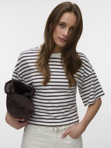 Vero Moda Kiara Top Snow White Chocolate