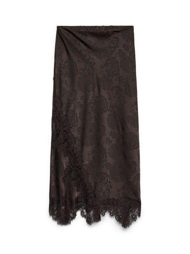 Vero Moda Kira Skirt 10353446 Chocolate