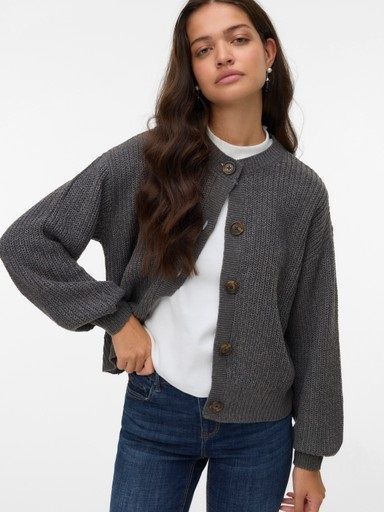 Vero Moda Lea Cardigan 10337797 Asphalt