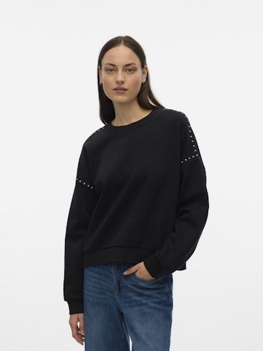 Vero Moda Lotte Sweater Black studs