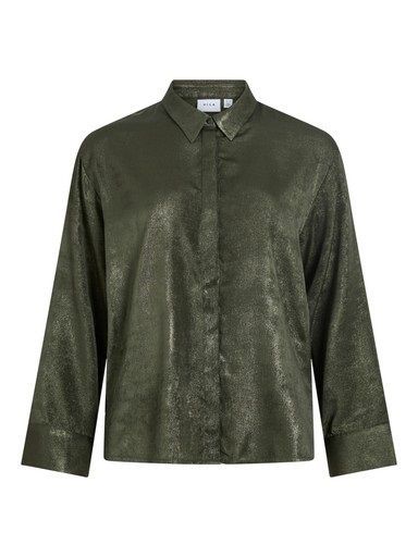 Vila Metalla Blouse 14117710 Forest Night