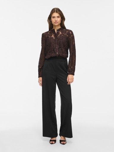 Vila Sala Blouse 14121352 Coffee Bean