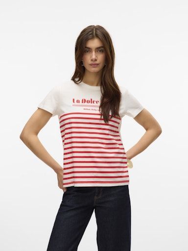 Vero Moda Soni T-shirt Fiery red