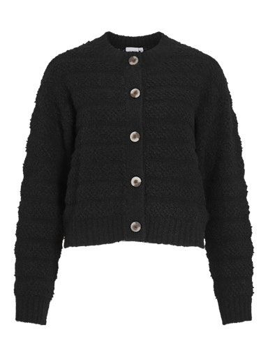 Vila Tillia Knit Cardigan Black Beauty