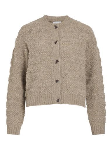 Vila Tillia Knit Cardigan Natural Mel.