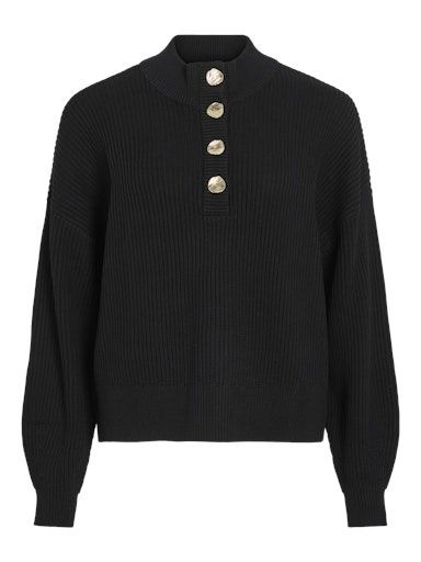 Vila Ching knit Top Black