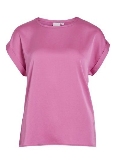 Vila Ellette Satin Top Fiji Flower