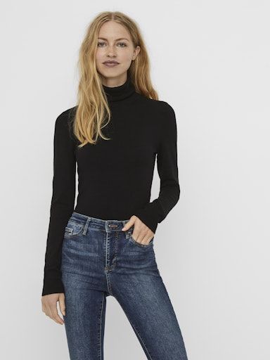 Vero Moda Glory rollneck Black