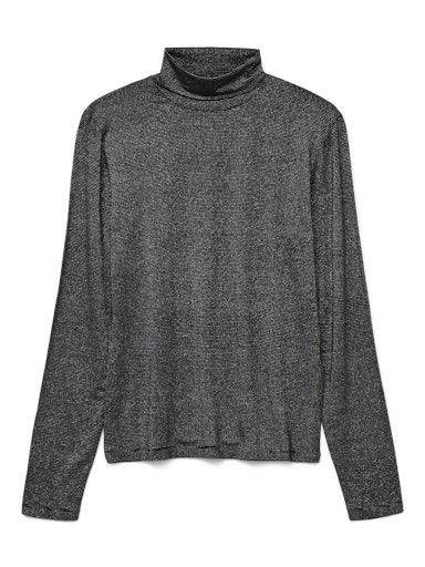 Vero Moda Lava Glitter Top Black