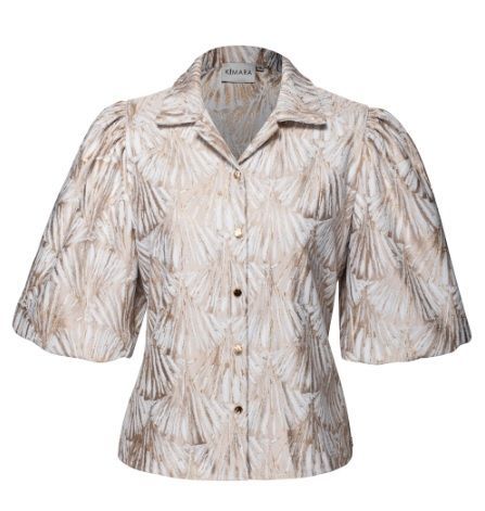 Kimara Bella Blouse Off White Gold