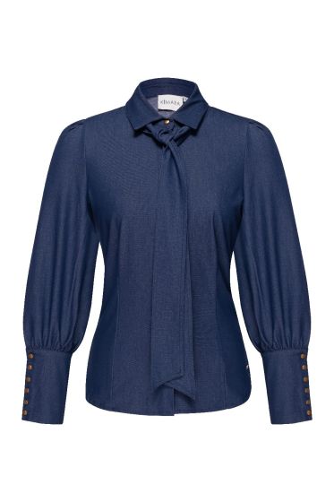 Kimara Felice Blouse Denim Blue