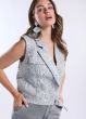 Freebird Gabriela Gilet Silver Grey