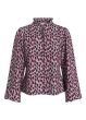 Vila Blouse Wrinkle Viva Magenta