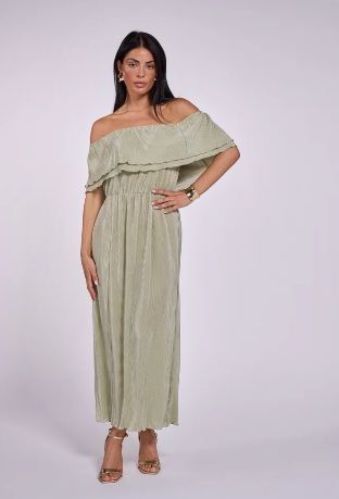 Freebird Bonne Dress Sage Green