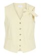 Vila Alara Gilet Pastel Yellow
