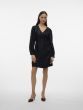 Vero Moda Carla wrap Dress Black