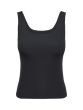 Vero Moda Ditte padded top Black