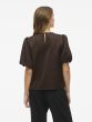 Vila ViEllette Satin Top Coffeee Bean