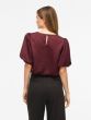 Vila ViEllette Satin Top Port Royale