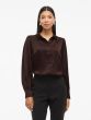 Vila Enna Blouse 14107462 Coffee Bean