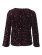 Vila Faith Sequin top Fig