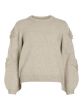 VIla Faye Knit top Cement