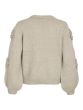 VIla Faye Knit top Cement