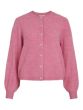 Vila Gladys knit cardigan Sangria sunset