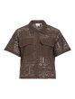 Vila Merinda Shirt Slate Black