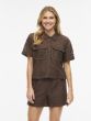 Vila Merinda Shirt Slate Black