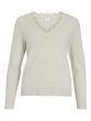 Vila Nikolina Knit Top Naturel