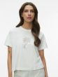 Vila Palma t-Shirt Snow White Palm