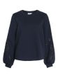 Vila Sandy Sweat Navy Blazer